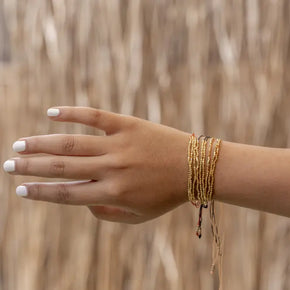 Terra Layered Bracelets in Gold