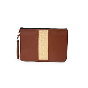 Cove Rattan Laptop Pouch PREORDER