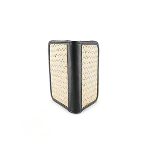 Cove Rattan & Leather Passport Cover PREORDER