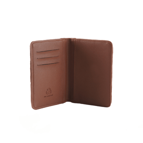 Cove Rattan & Leather Passport Cover PREORDER