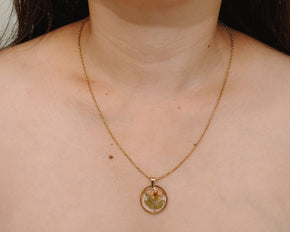 Wildflower Gold Pendant Necklace