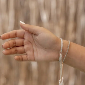 Silver Tassel Bracelets