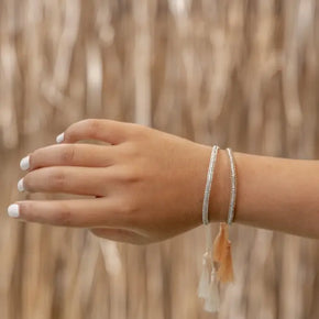 Silver Tassel Bracelets