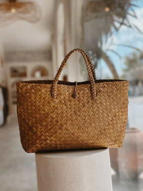 Isla Woven Handbag